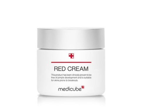 کرم ضد جوش و تسکین دهنده مدی کیوب مدل Red Cream کاسه ای