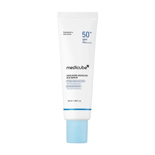 کرم ضد آفتاب بی‌رنگ صورت مدیکیوب SPF50 مدل zero pore