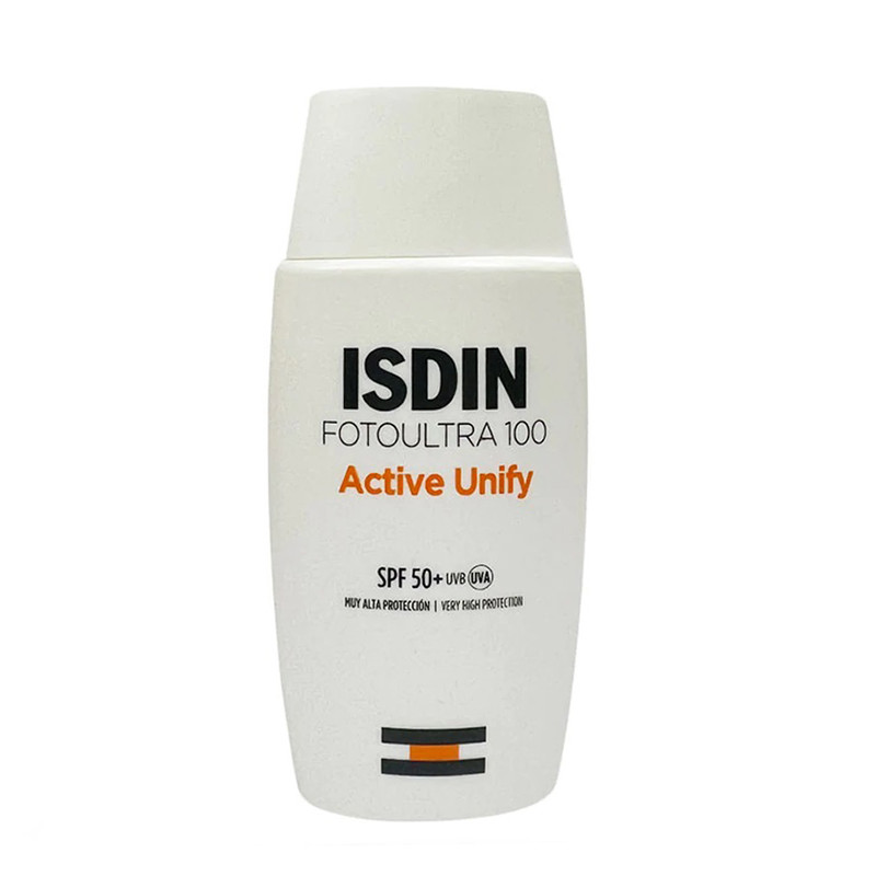 کرم ضدآفتاب بدون رنگ ایزدین SPF50 مدل FOTOULTRA 100 ACTIVE UNIFY