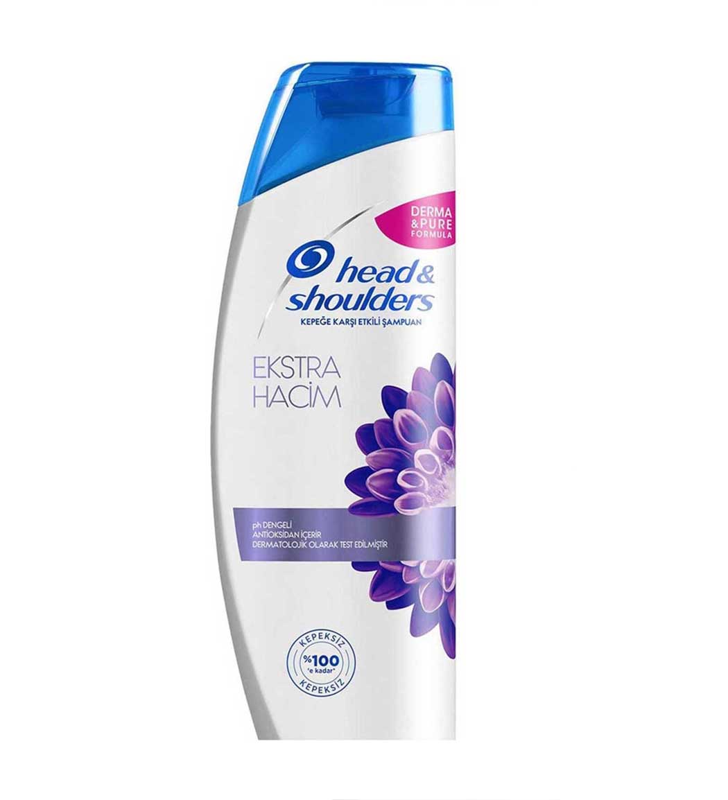 شامپو هد اند شولدرز head and shoulders حجم دهنده مو مدل Exstra Hacim