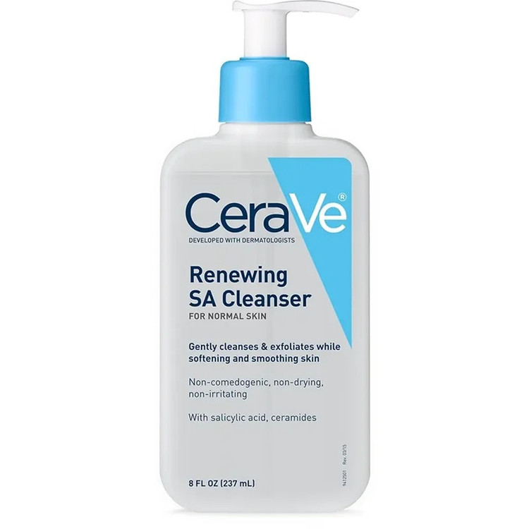 ژل شستشوی سراوی CERAVE مدل RENEWING SA پوست نرمال