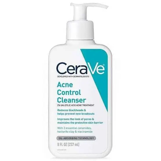 ژل شستشو صورت سراوی مدل Acne Control