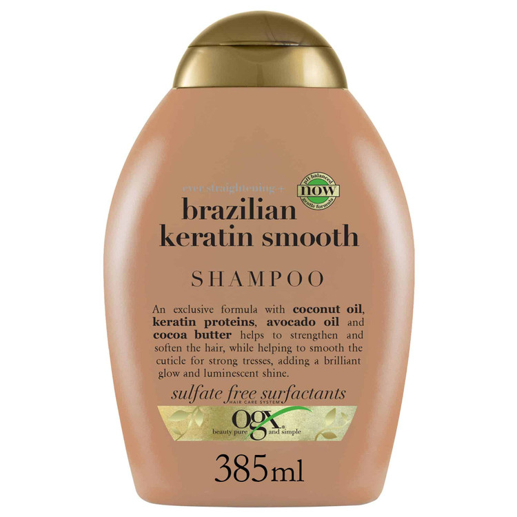 شامپو او جی ایکس مدل Brazilian Keratin Smooth